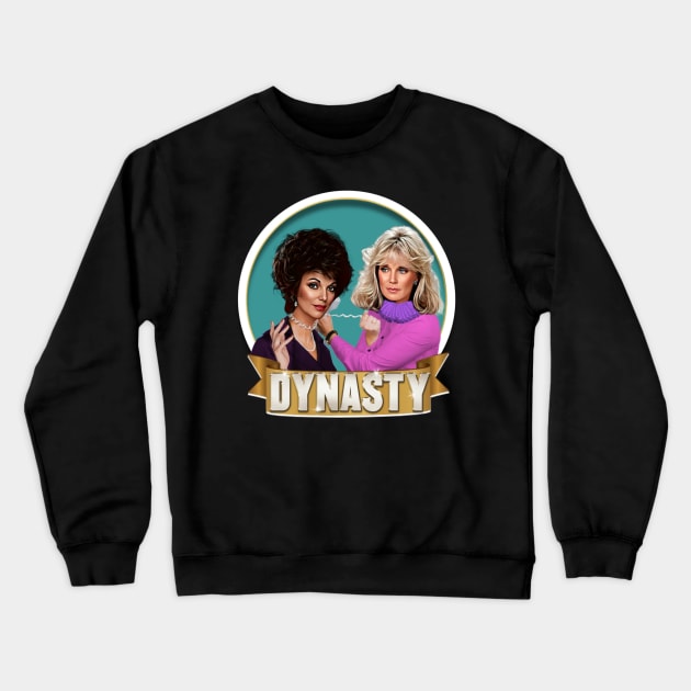 Dynasty - Alexis and Krystal Crewneck Sweatshirt by Zbornak Designs